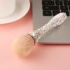 AsAlways Shiny Rhinestone Portable Makeup Brush Bling Crystal Professional Face Cosmetics Blending Liquid Foundation Powder Concealer Beauty Tool(Silver) view 4