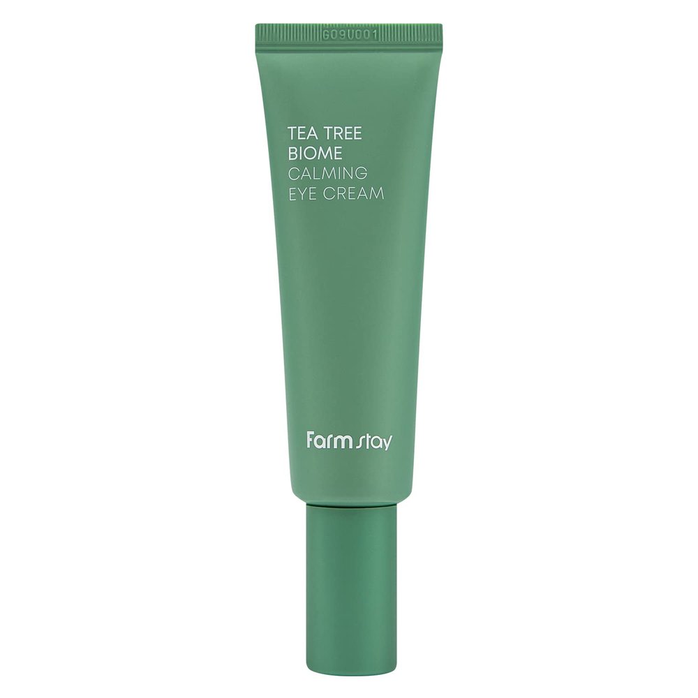 FARMSTAY TeaTree Biome Calming Eye Cream - Daily Eye Wrinkle Cream, Korean Skin Care, Anti-Wrinkle Eye Cream for Dark Circles, Tea Tree Eye Cream, Wrinkle Improvement, 1.69 Fl. Oz / 50ml