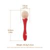 AsAlways Shiny Rhinestone Portable Makeup Brush Bling Crystal Professional Face Cosmetics Blending Liquid Foundation Powder Concealer Beauty Tool(Red) view 2