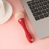 AsAlways Shiny Rhinestone Portable Makeup Brush Bling Crystal Professional Face Cosmetics Blending Liquid Foundation Powder Concealer Beauty Tool(Red) view 4