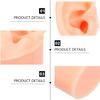 YFEIQI Soft Silicone Nose Model Body Part Displays for Practicing Piercing Suture Acupuncture Rubber Flexible Model for Jewelry Display Teaching Instructions (Ear) view 2
