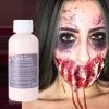 Go Ho Liquid Latex SFX Makeup(2 oz),Halloween Monster Zombie Costume Makeup,Quick Drying Multi-Purpose Liquid Face Paint for Scar Wound Peeling Skin Wrinkles Stipples Burns Blisters,Light Flesh view 3