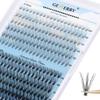 Individual Lashes Cluster Large Tray 240pcs Individual Lashes 0.07mm 10D/20D D Curl Mix 8-16mm Cluster Lashes Natural Lash Cluster Soft&Lightweight DIY Eyelash Extension By GEMERRY(10D/20D-D, 8-16) view 1