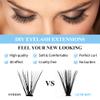 Individual Lashes Cluster Large Tray 240pcs Individual Lashes 0.07mm 10D/20D D Curl Mix 8-16mm Cluster Lashes Natural Lash Cluster Soft&Lightweight DIY Eyelash Extension By GEMERRY(10D/20D-D, 8-16) view 4
