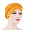 2 Pieces African Turban Wrap Cap for Women Bonnet Beanie Cap Twisted Braid Head Wraps Headscarf view 4