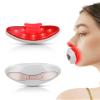 Red Light Device, FERNIDA 2 in 1 Lip and Eye Care Tool with Heated for Anti-Aging, Smooth Lip Wrinkles, Lip Plumper and Reduce Dark Circles, 4 Levels Heating Temps, White view 1