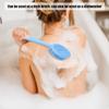 Avoid Slip Longer Handle for Shower, Back Scrubber, Sided Back Brush, Body Exfoliator for Bath or Dry Brush Body Brush for Showering, Shower Brush for Men & Women(Blue), Back Scrubber, Avoid Slip L view 2