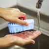 Avoid Slip Longer Handle for Shower, Back Scrubber, Sided Back Brush, Body Exfoliator for Bath or Dry Brush Body Brush for Showering, Shower Brush for Men & Women(Blue), Back Scrubber, Avoid Slip L view 3