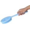 Avoid Slip Longer Handle for Shower, Back Scrubber, Sided Back Brush, Body Exfoliator for Bath or Dry Brush Body Brush for Showering, Shower Brush for Men & Women(Blue), Back Scrubber, Avoid Slip L view 4