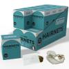 SAFEKO Hair Nets 144 PCS, Individually Wrapped, Lightweight Nylon Hairnets, Latex-Free | Light Brown, Large (24") view 1