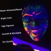 Mysense UV Blacklight Face Paint,Neon Fluorescent Body Paint,Single Water Activated Eyeliner,Water Based Glow in the Dark Makeup for Party Halloween Cosplay,Sky Blue view 4