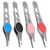 4 Pc Tweezers Set Professional Stainless Steel Eyebrow Hair Remove Plucker 3.75" view 1