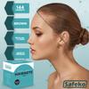 SAFEKO Hair Nets 144 PCS, Individually Wrapped, Lightweight Nylon Hairnets, Latex-Free | Dark Brown, Large (24") view 3