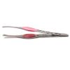 6 Professional Eyebrow Stainless Steel Tweezers Slant Hair Beauty Tweezer 3.75'' view 4