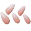 GLAMERMAID Press on Nails Medium Almond, Short Stiletto, Fake Nails Kit, with Glue, Ombre Pink White, French Tip, Brush, Crush, Easy Apply, Acrylic, Fake Nails, for Women, Reusable, Comfort-Fit view 1