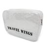 Travel Home Toiletry Makeup Cosmetic Organizer Clear Padded Pouch Case Bag view 1