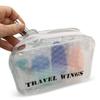 Travel Home Toiletry Makeup Cosmetic Organizer Clear Padded Pouch Case Bag view 2