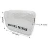 Travel Home Toiletry Makeup Cosmetic Organizer Clear Padded Pouch Case Bag view 4