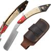 Old Ram Straight Razor | Straight Edge-Razor Rosewood Handle- Sharp | High Hardness Stainless Steel Cutthroat Straight Edge Blade | Barber Razor (218) BR view 1