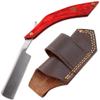 Old Ram Straight Razor | Straight Edge-Razor Red Wood & Bone Handle- Sharp | High Hardness Stainless Steel Cutthroat Straight Edge Blade | Barber Razor (217) view 1