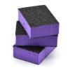 PrettyClaw Disposable Nail Buffer Blocks 80/80 Grit Purple Buffing Manicure and Pedicure Nail Buffers Sanding Nail File Double Sided Buffer (Small, 40) view 2