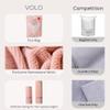VOLO Hero Capri Blue Hair Towel | Ultra Soft, Super Absorbent, Quick Drying Nanoweave Fabric | Reduce Dry Time by 50% | Towel Wrap for All Hair Types | Anti Frizz & Anti Breakage | Reusable Packaging view 3