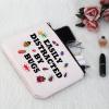 G2TUP Bug Lover Cosmetic Bag - Insect Collector Gift - Easily Distracted By Bugs White Travel Bag With Zipper view 4