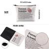 G2TUP Forensic Scientist Gift: Makeup Bag for Cosmetic & Travel view 3