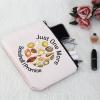 G2TUP Just One More Seashell I Promise Makeup Bag - Shelling Beach Cosmetic Bag for Seashells Lover and Beach Lover (White) view 4