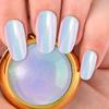 MEILINDS 2 Pcs Mermaid Chrome Nail Powder Kit- 2 Colors Neon Effect Iridescent Nails Powder, Aurora Holographic Nail Glitter Rainbow Mica Powders Chrome Nail Art Dust Tip Manicure Pigment view 4