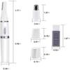Feilx Ear and Nose Hair Trimmer Clipper, Nostril Nasal Hair Cleaning System,2 in 1 Lightweight Waterproof Hair and Beard Clippers for Easy Cleansing for Men Women, Battery-Operated Trimmer withDual Ed view 2