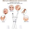 Feilx Ear and Nose Hair Trimmer Clipper, Nostril Nasal Hair Cleaning System,2 in 1 Lightweight Waterproof Hair and Beard Clippers for Easy Cleansing for Men Women, Battery-Operated Trimmer withDual Ed view 4