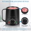 Pinkiou Waxing Kit Wax Warmer for Hair Removal, Portable Wax Machine with Hard Wax Beans for Coarse Hair Bikini Eyebrow Armpit Brazilian view 2