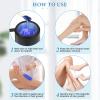Pinkiou Waxing Kit Wax Warmer for Hair Removal, Portable Wax Machine with Hard Wax Beans for Coarse Hair Bikini Eyebrow Armpit Brazilian view 3