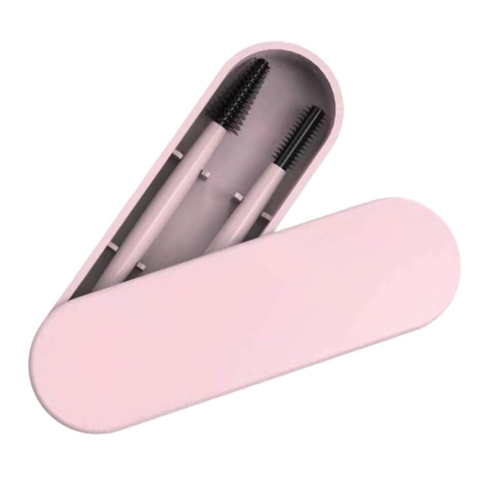 Beavorty 1set Multifunctional Silicone Eyelash and Eyebrow Brush Kit Reusable Makeup Brushes for Home and Salon Use for Grooming and Shaping Eyelashes and Brows
