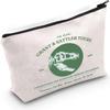 BLUPARK Grant & Sattler Tours Dinosaur Zipper Pouch Movie Lover Gift Dinosaur Movie Inspired Gift Jurassic series Merch (Grant and Sattler) view 1