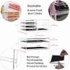 Cq acrylic 2 Pack Clear Stackable Storage Drawers for Vanity,Stackable 6 Drawers Desktop Organizer With Drawers,Cute Desk Storage for Office,Jewelry,Hair Clip,Beauty,Skincare and Make Up Organizers view 3