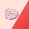 AsAlways Rhinestone Compact Pocket Mirror Portable Travel Cute Cosmetic Mirror Folding Handheld Double-Sided 1x/2x Magnifying Purse Mirror (Pink) view 3