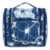 Narwey Hanging Toiletry Bag for Women Travel Makeup Bag Organizer Toiletries Bag for Cosmetics Essentials Accessories (Large, Blue Lotus) view 1