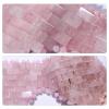gemshan Quartz Eye Mask, Rose Jade Eye Mask Natural Crystal Sleep Mask, Eliminate Wrinkles Puffiness Headache and Migraine Relief Mask (#2-Rose Quartz) view 2
