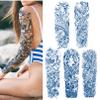 Aresvns Semi Permanent Sleeve Tattoo for Men and Women, 5 Sheets Realistic Temporary Tattoos for BBQ Pool Beach Party, Japanese Full Arm Waterproof Long-Lasting 2-3 Weeks Christmas Gift view 1