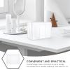 SOLUSTRE Cute Makeup Organizer Beauty Egg Storage Box Lid Cotton Round Dispenser Women's Makeup Box Desktop Storage for Cosmetics view 2