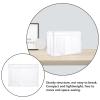 SOLUSTRE Cute Makeup Organizer Beauty Egg Storage Box Lid Cotton Round Dispenser Women's Makeup Box Desktop Storage for Cosmetics view 3