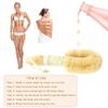 Schimer Massage Brush with Sisal Brushes, Back Brush, Dry Brush, Bath Brush, Body Brush, Sauna Brush, Shower Scrub Brush, Cleaning Brush for Exfoliating and Mass view 4