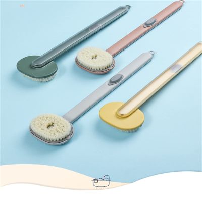 Back Brush Bath Brushbody Scrubbers Long Handle Bath Massage Cleaning Brush Body Brush Back Scrubber Storable Body Wash | Cleaning Massage Brush | Extended Handle | Massage for Exfoliating Skin ,4 col