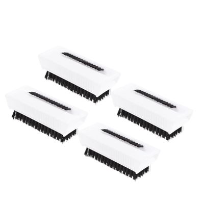FOMIYES 4pcs Non-slip Fingernail Scrub Brushes for Hand and Nail Cleaning Soft Dual-sided Design for Home and Travel Use