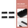 FOMIYES 4pcs Non-slip Fingernail Scrub Brushes for Hand and Nail Cleaning Soft Dual-sided Design for Home and Travel Use view 2