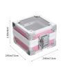 Beavorty Practical Nail Drill Bits Organizer Case Portable Storage Box for Manicure Polishing Lightweight and Convenient Nail Drill Bit Holder for Clean and Neat Desktop Organization view 2