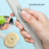 Back Brush Bath Brushbody Scrubbers Long Handle Bath Massage Cleaning Brush Body Brush Back Scrubber Storable Body Wash | Cleaning Massage Brush | Extended Handle | Massage for Exfoliating Skin ,1 yel view 2