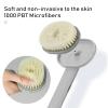 Back Brush Bath Brushbody Scrubbers Long Handle Bath Massage Cleaning Brush Body Brush Back Scrubber Storable Body Wash | Cleaning Massage Brush | Extended Handle | Massage for Exfoliating Skin ,1 yel view 4